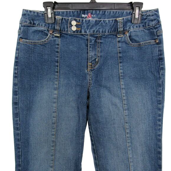 Style & Co. Bootcut Jeans Women's Size 10 Medium Wash Blue - Picture 4 of 8